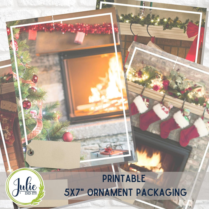 Julie Did It Studios Stitched Stocking Ornaments