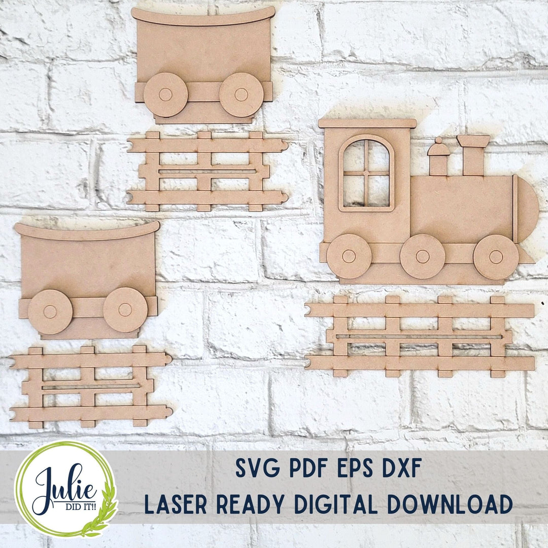 Julie Did It Studios Train Shelf Sitter - August 2023 Design Studio