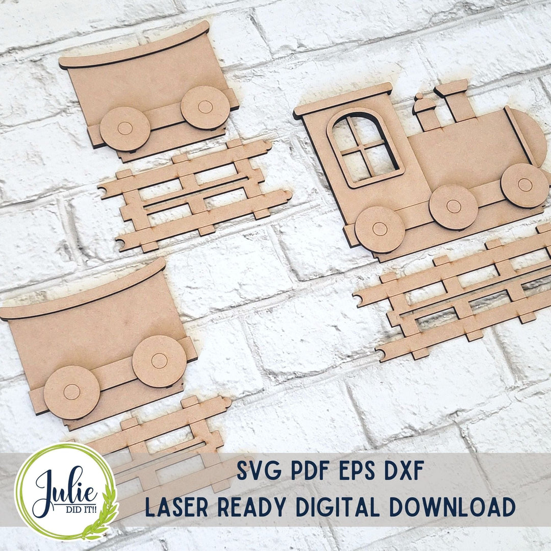 Julie Did It Studios Train Shelf Sitter - August 2023 Design Studio