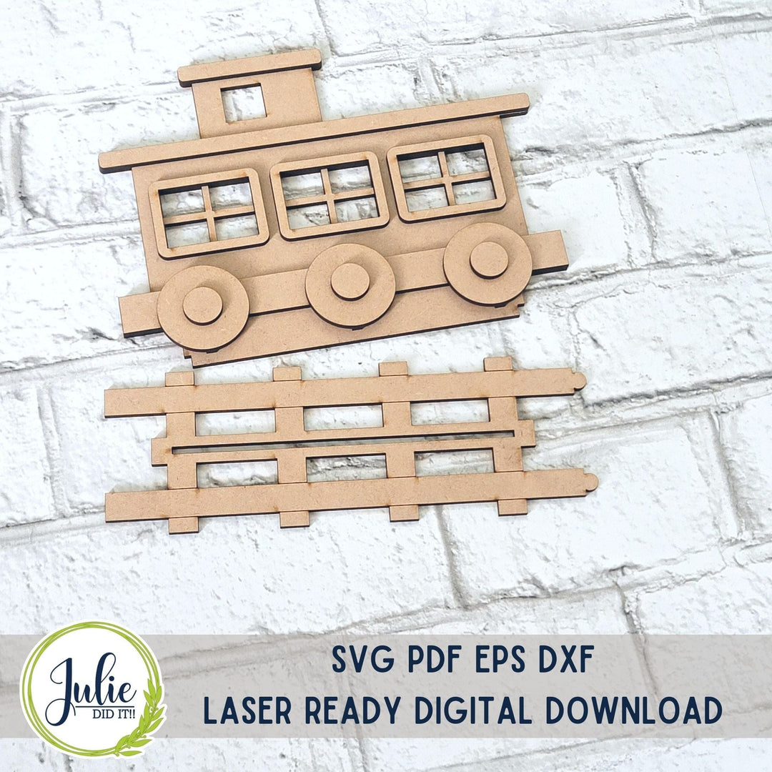 Julie Did It Studios Train Shelf Sitter - August 2023 Design Studio