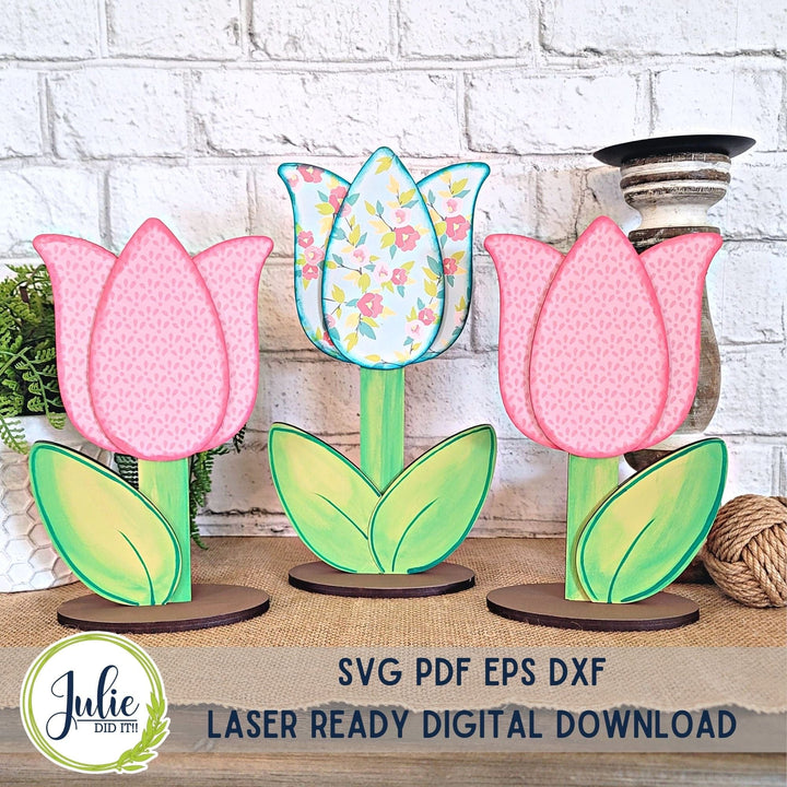 Julie Did It Studios Tulip Trio Shelf Sitters -  March 2024 Design Studio