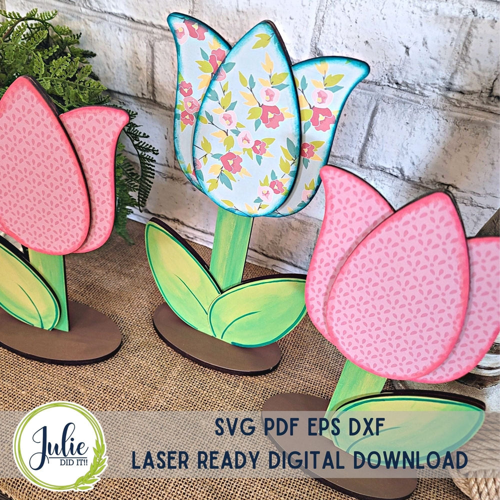 Julie Did It Studios Tulip Trio Shelf Sitters -  March 2024 Design Studio