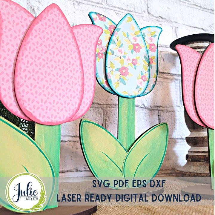 Julie Did It Studios Tulip Trio Shelf Sitters -  March 2024 Design Studio