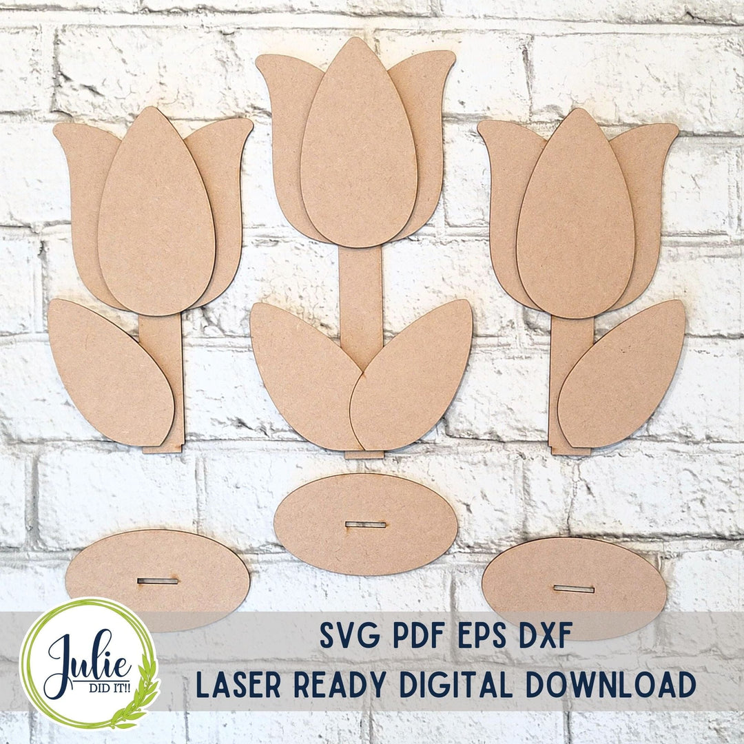 Julie Did It Studios Tulip Trio Shelf Sitters -  March 2024 Design Studio