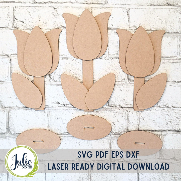 Julie Did It Studios Tulip Trio Shelf Sitters -  March 2024 Design Studio