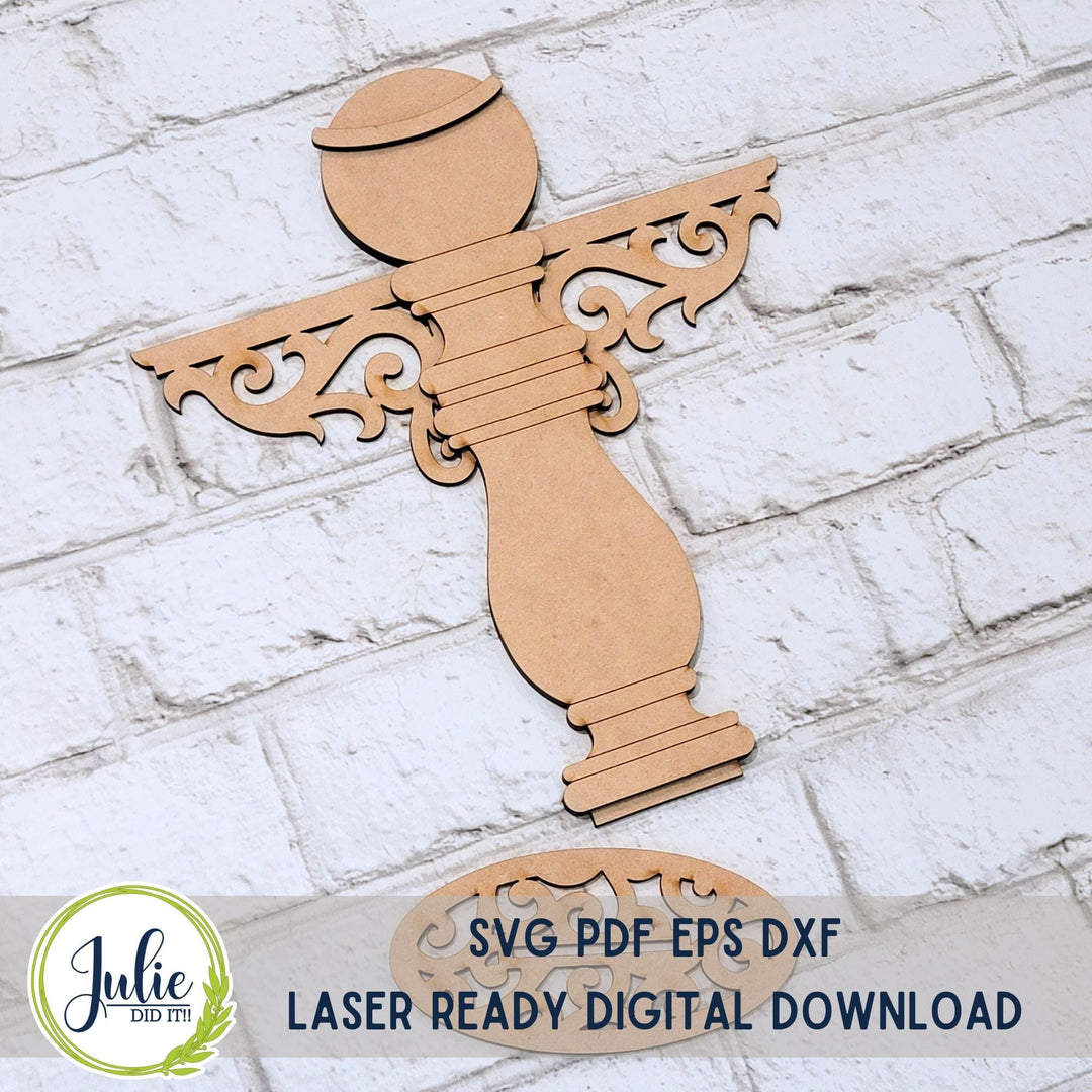 Julie Did It Studios Wide Spindle Angel - July 2024 Design Studio