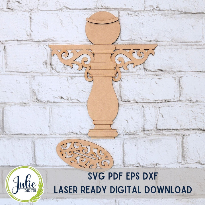 Julie Did It Studios Wide Spindle Angel - July 2024 Design Studio