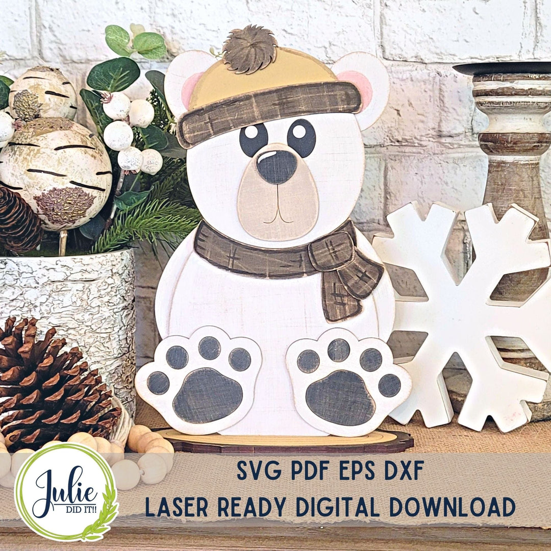 Julie Did It Studios Woodland Friends Bear Shelf Sitter -  November 2023 Design Studio