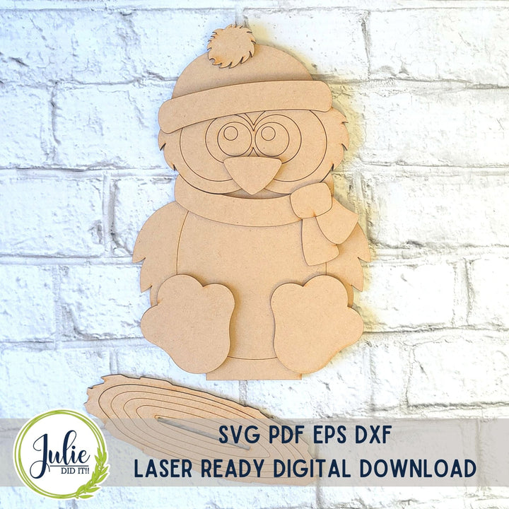 Julie Did It Studios Woodland Friends Owl Shelf Sitter -  November 2023 Design Studio