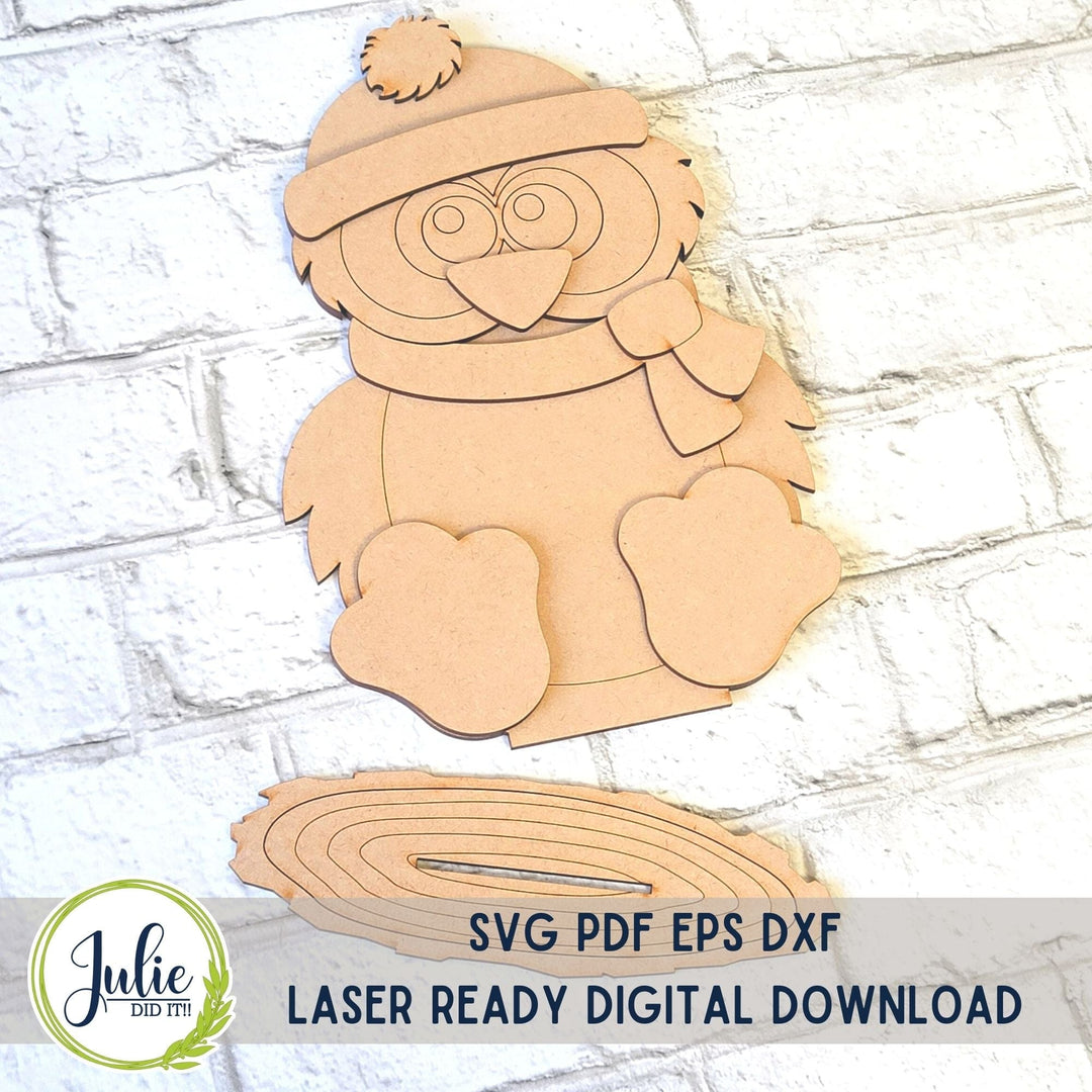 Julie Did It Studios Woodland Friends Owl Shelf Sitter -  November 2023 Design Studio