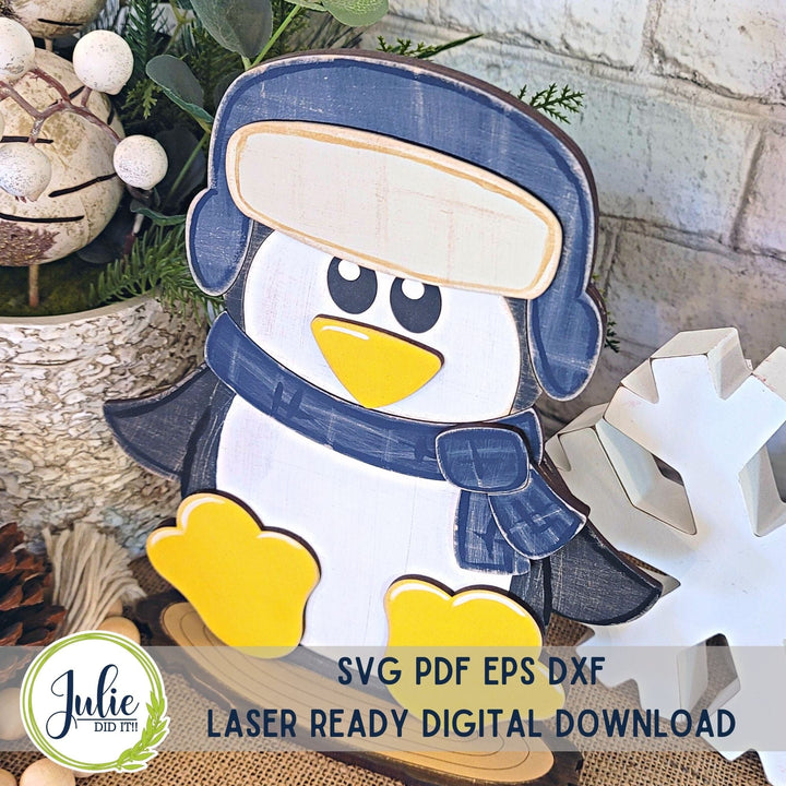 Julie Did It Studios Woodland Friends Penguin Shelf Sitter -  November 2023 Design Studio
