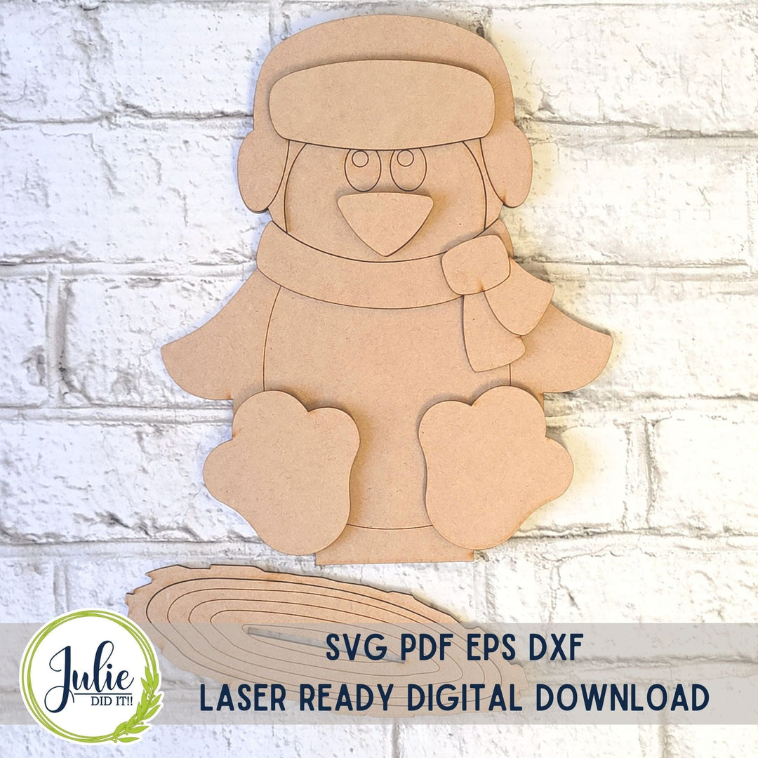 Julie Did It Studios Woodland Friends Penguin Shelf Sitter -  November 2023 Design Studio