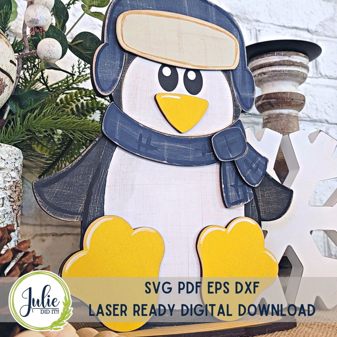 Julie Did It Studios Woodland Friends Penguin Shelf Sitter -  November 2023 Design Studio