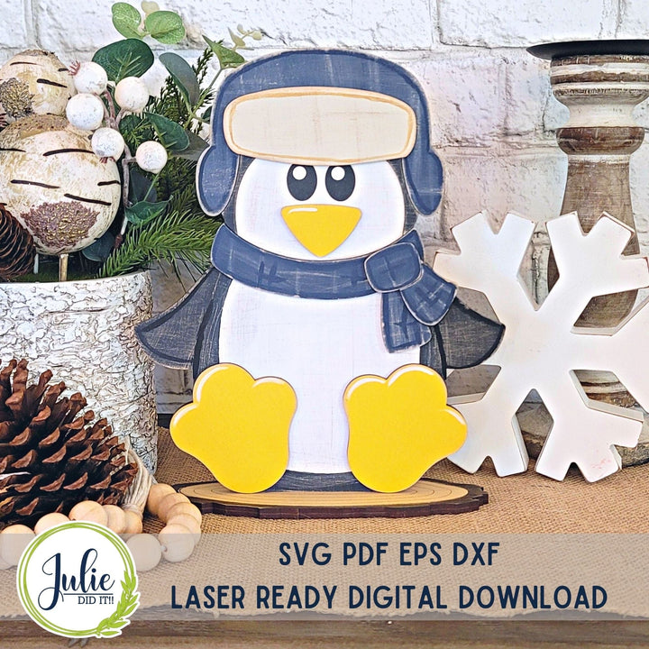 Julie Did It Studios Woodland Friends Penguin Shelf Sitter -  November 2023 Design Studio