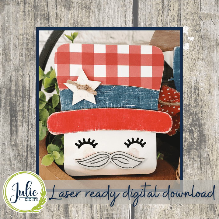 Julie Did It Studios 4th of July Tiered Tray
