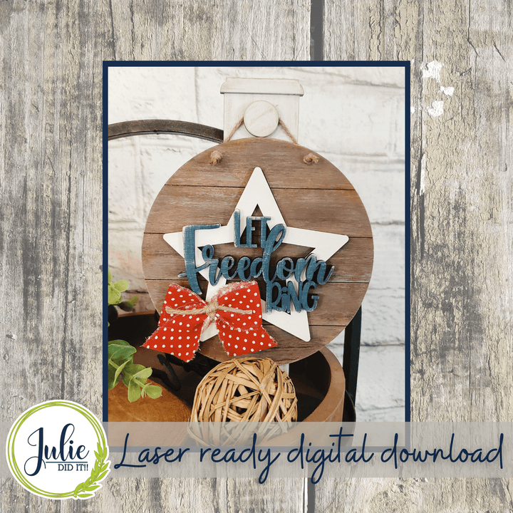 Julie Did It Studios 4th of July Tiered Tray