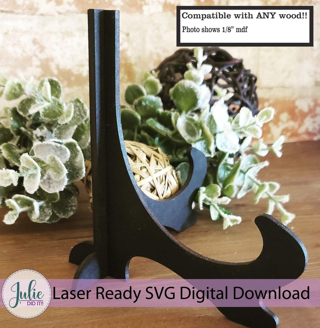 Julie Did It Studios 5" Table Easel BONUS File - February 2021 SVG Subscription