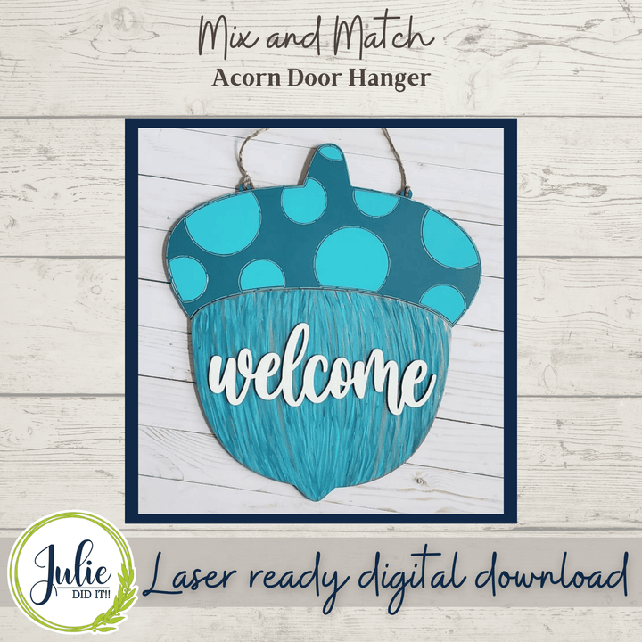 Julie Did It Studios Acorn Door Hanger