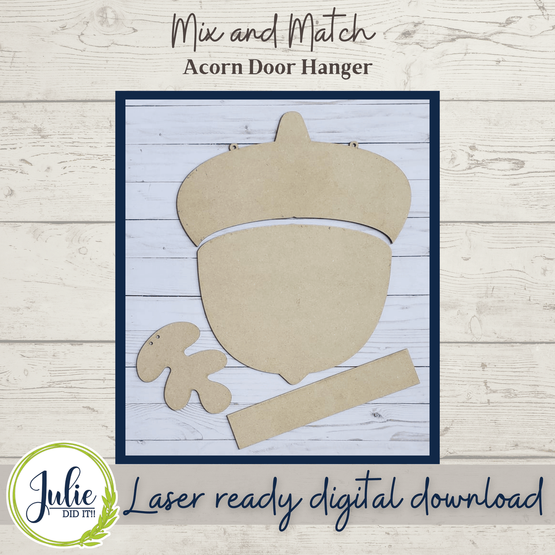 Julie Did It Studios Acorn Door Hanger
