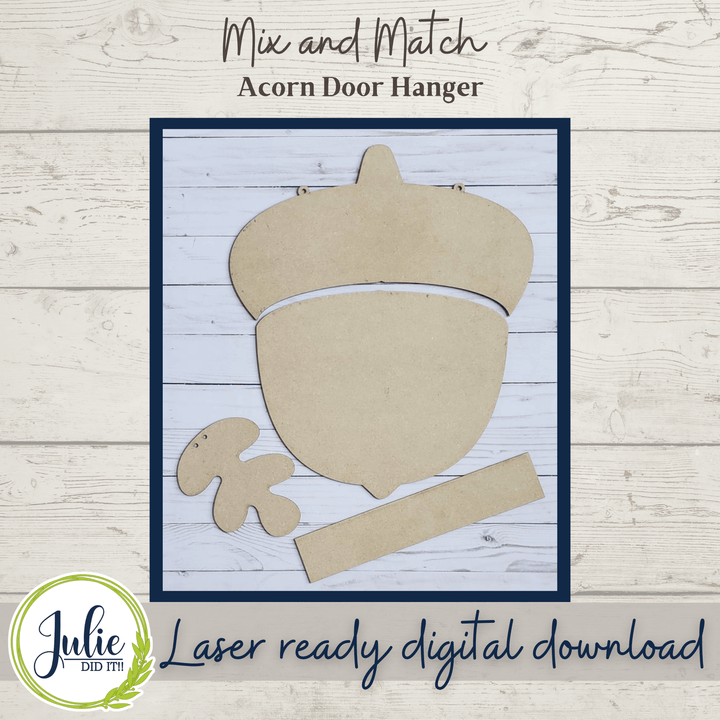 Julie Did It Studios Acorn Door Hanger