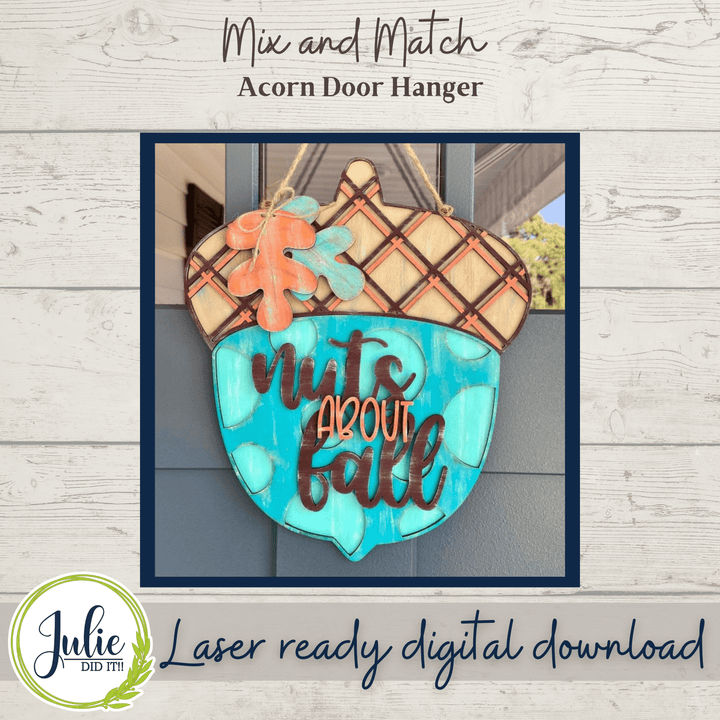 Julie Did It Studios Acorn Door Hanger