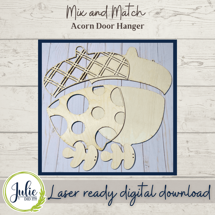 Julie Did It Studios Acorn Door Hanger