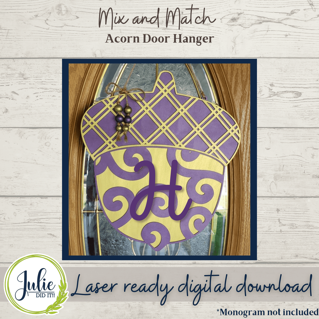 Julie Did It Studios Acorn Door Hanger