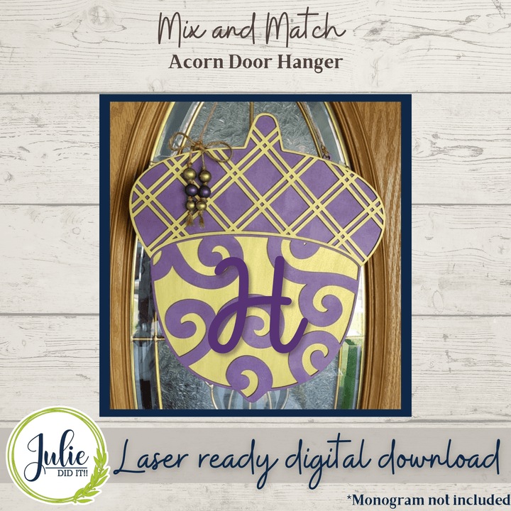 Julie Did It Studios Acorn Door Hanger