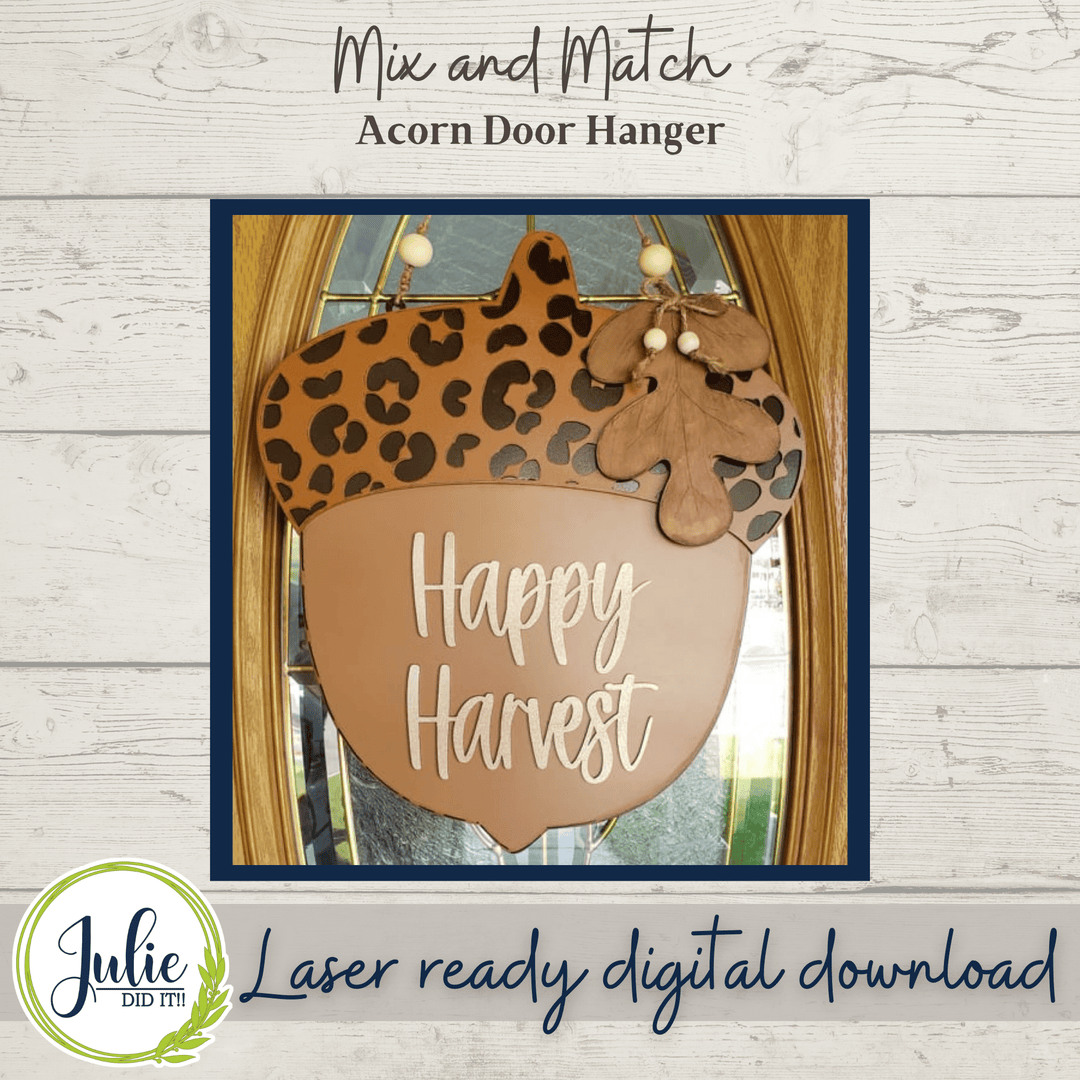 Julie Did It Studios Acorn Door Hanger