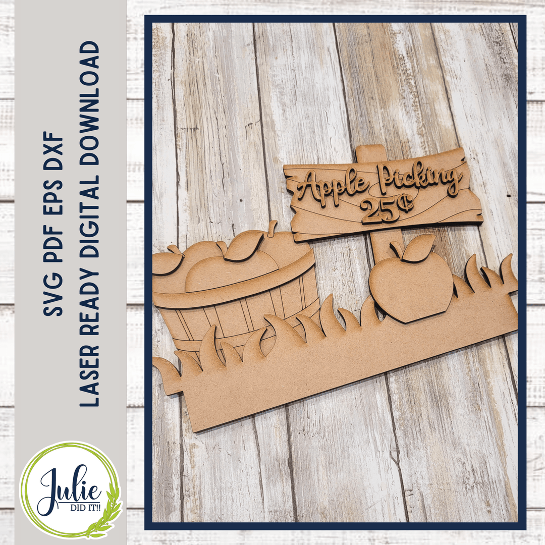 Julie Did It Studios Apple Picking Window Box Insert