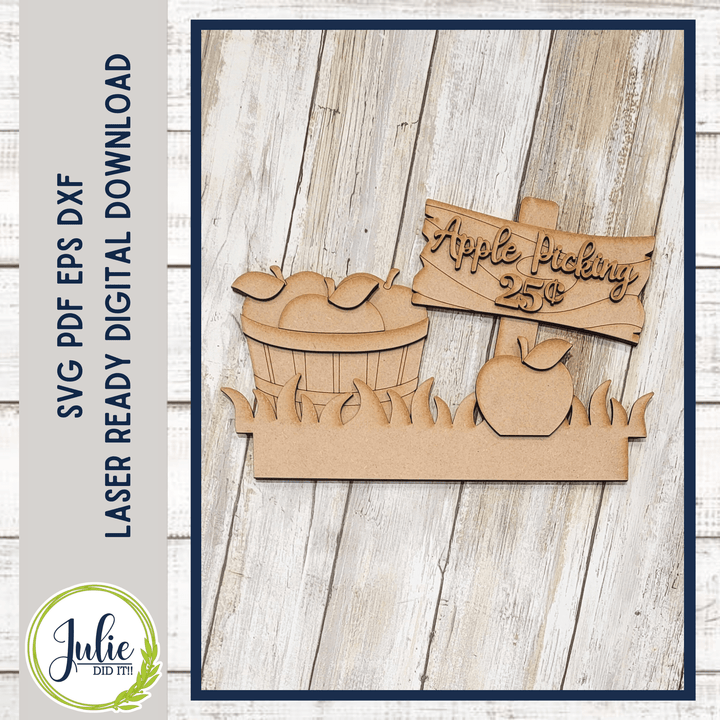 Julie Did It Studios Apple Picking Window Box Insert