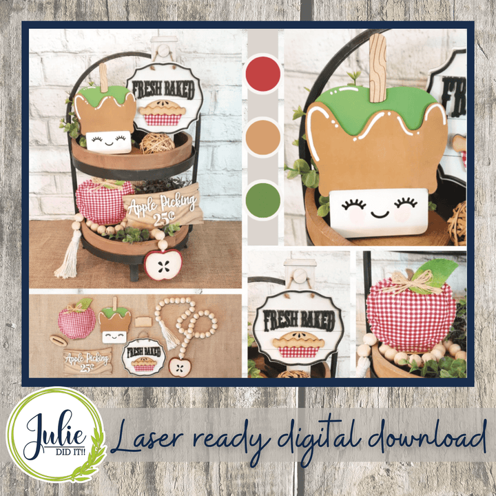 Julie Did It Studios Apple Tiered Tray - July 2022 Design Subscription