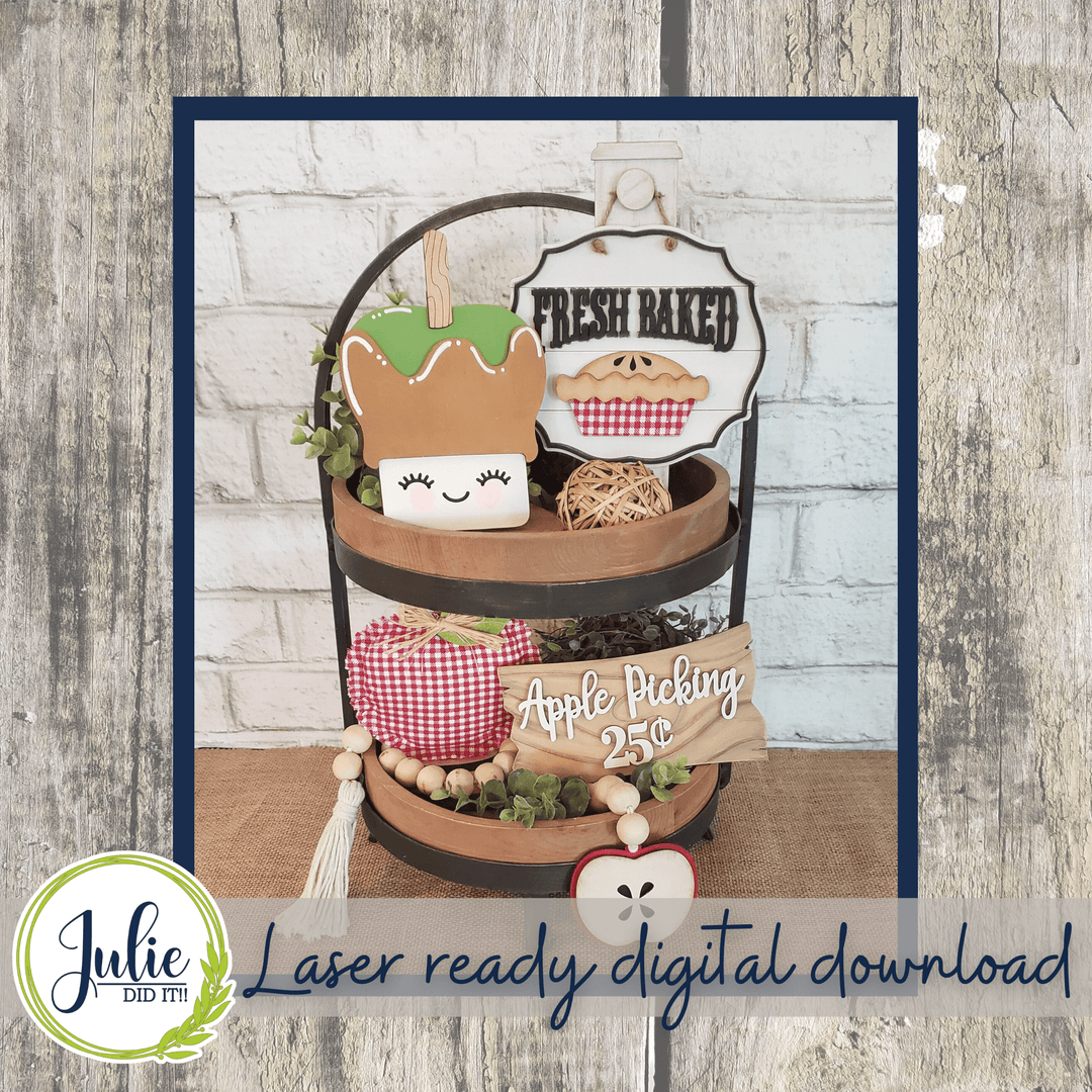 Julie Did It Studios Apple Tiered Tray - July 2022 Design Subscription