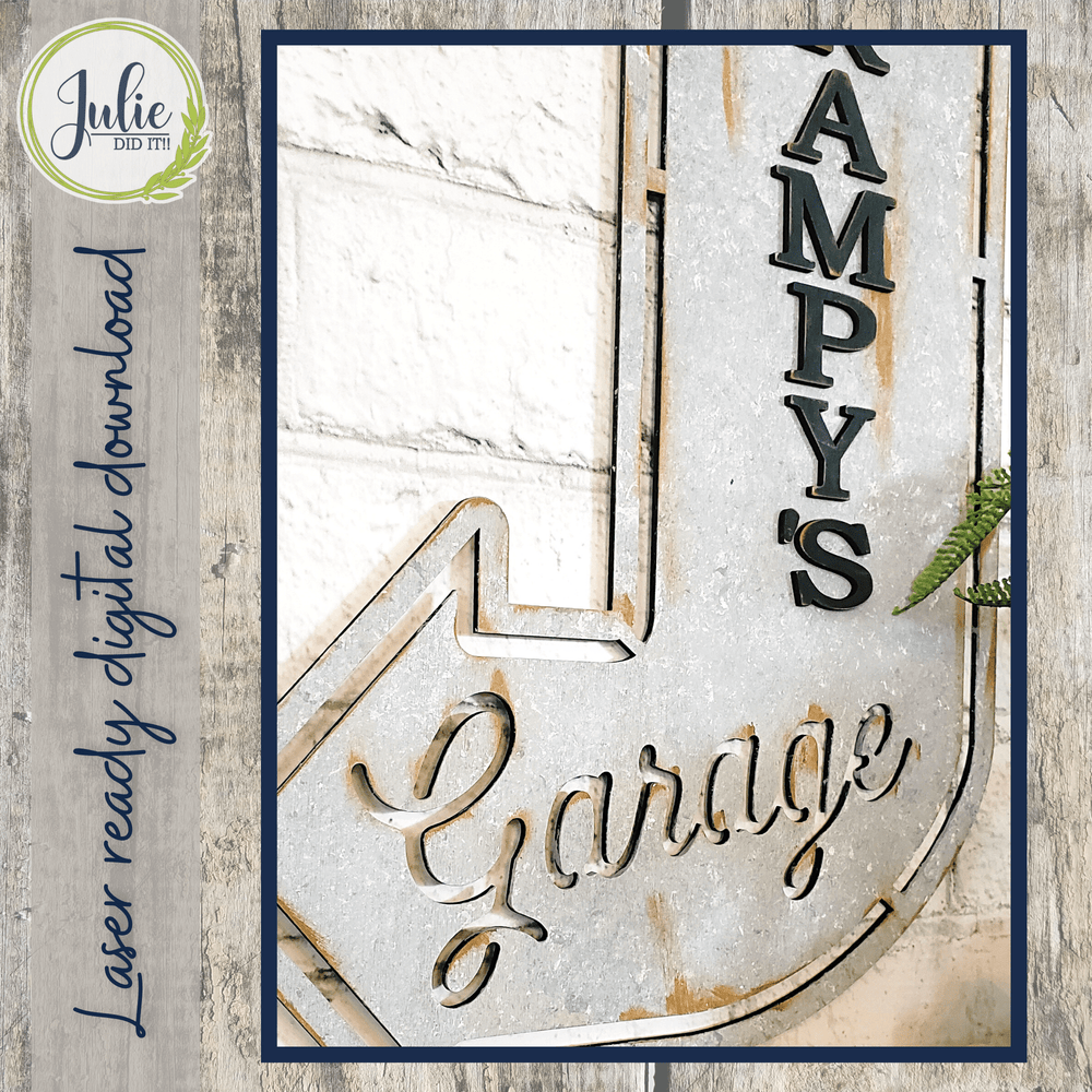 Julie Did It Studios Arrow Father's Day Sign