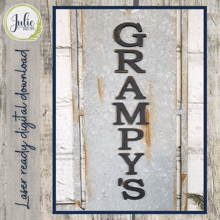Julie Did It Studios Arrow Father's Day Sign - March 2022 Design Subscription