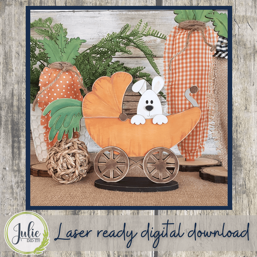 Julie Did It Studios Baby Bunny Shelf Sitter