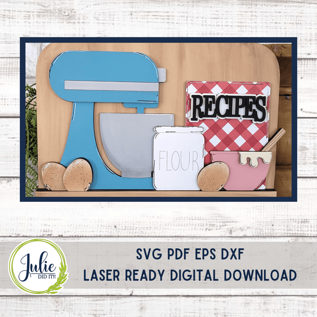 Julie Did It Studios Baking Interchangeable Insert - October 2022 Design Studio