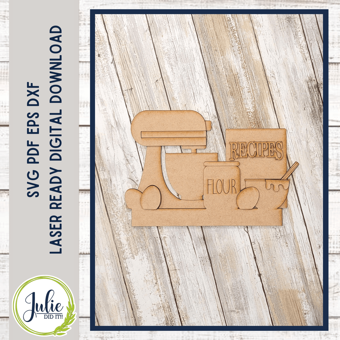 Julie Did It Studios Baking Interchangeable Insert - October 2022 Design Studio