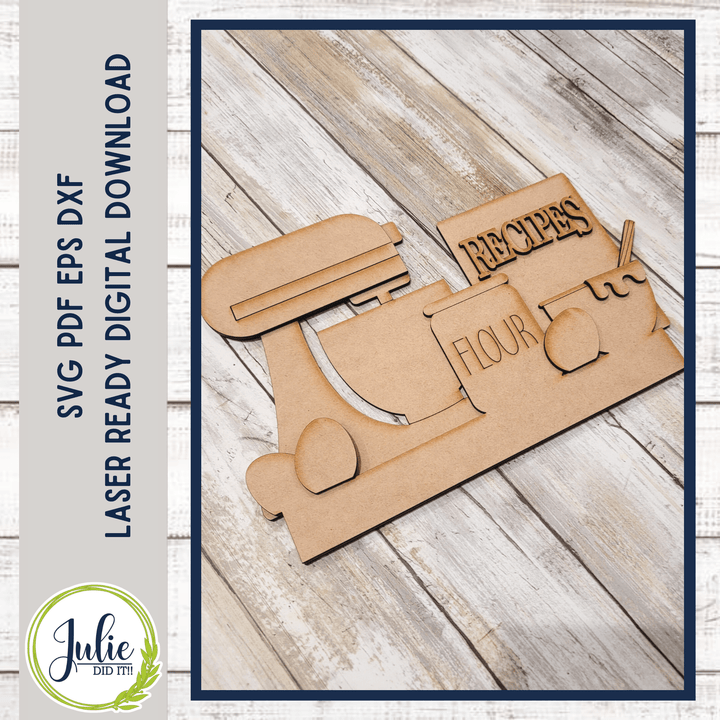 Julie Did It Studios Baking Interchangeable Insert - October 2022 Design Studio
