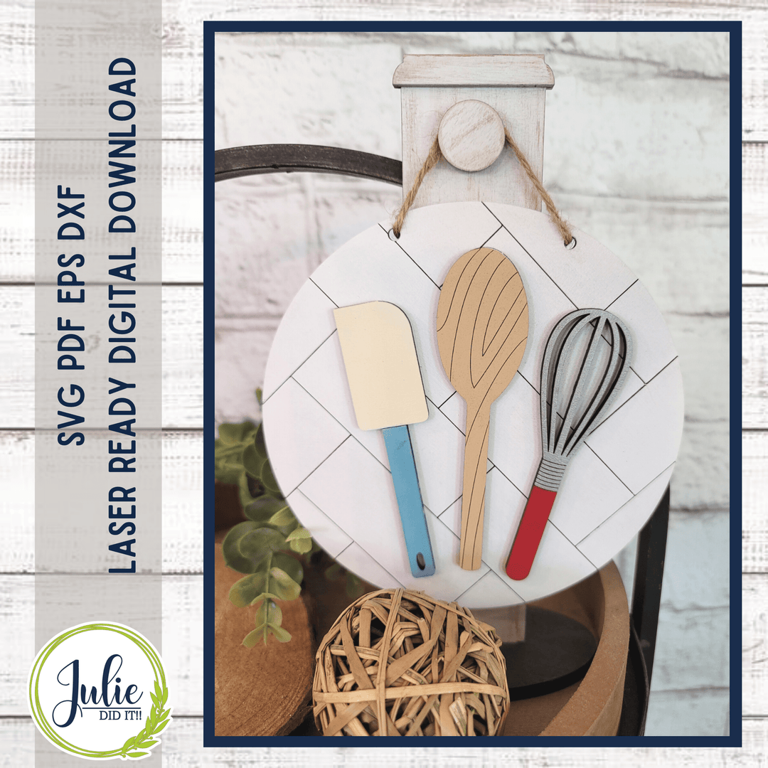Julie Did It Studios Baking Tiered Tray - October 2022 Design Studio