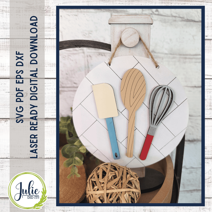 Julie Did It Studios Baking Tiered Tray - October 2022 Design Studio