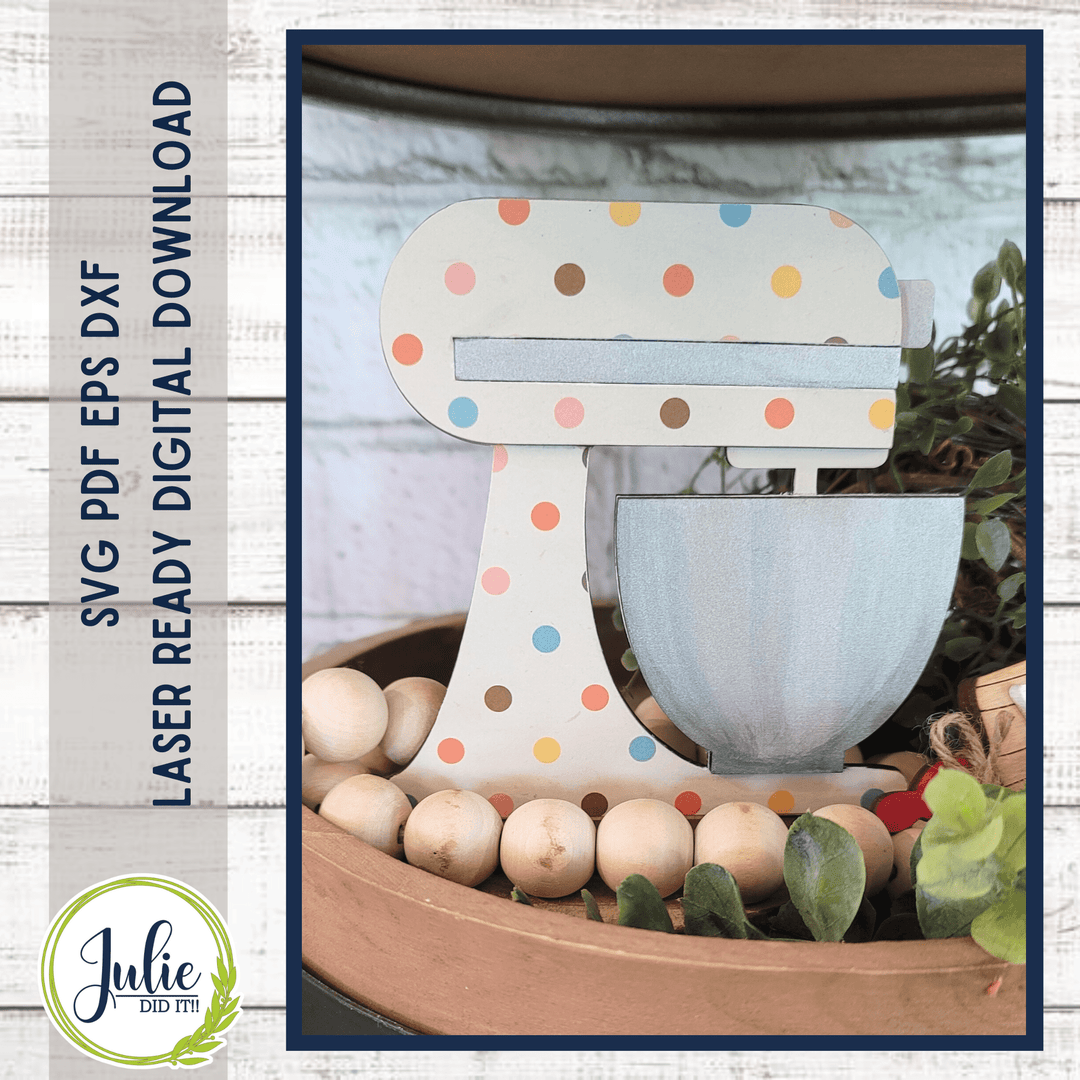 Julie Did It Studios Baking Tiered Tray - October 2022 Design Studio