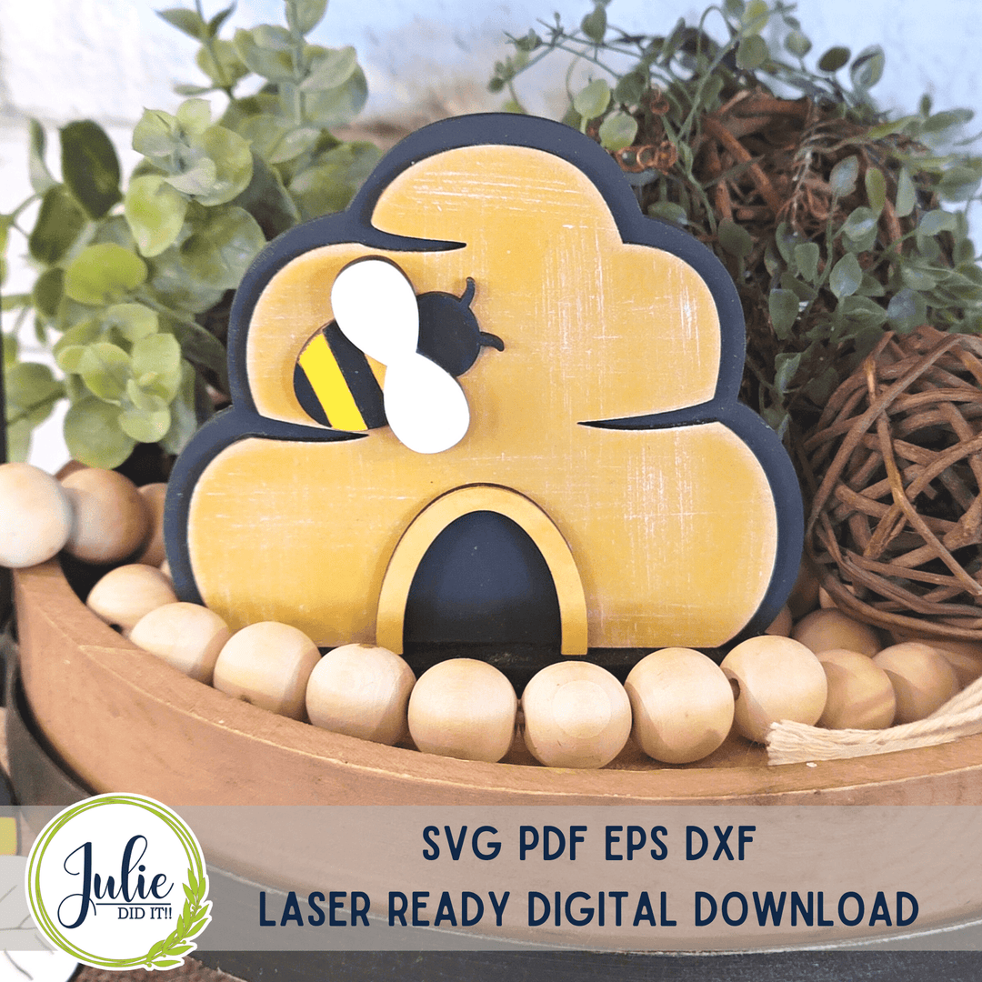 Julie Did It Studios Bee Tiered Tray - January 2023 Design Studio