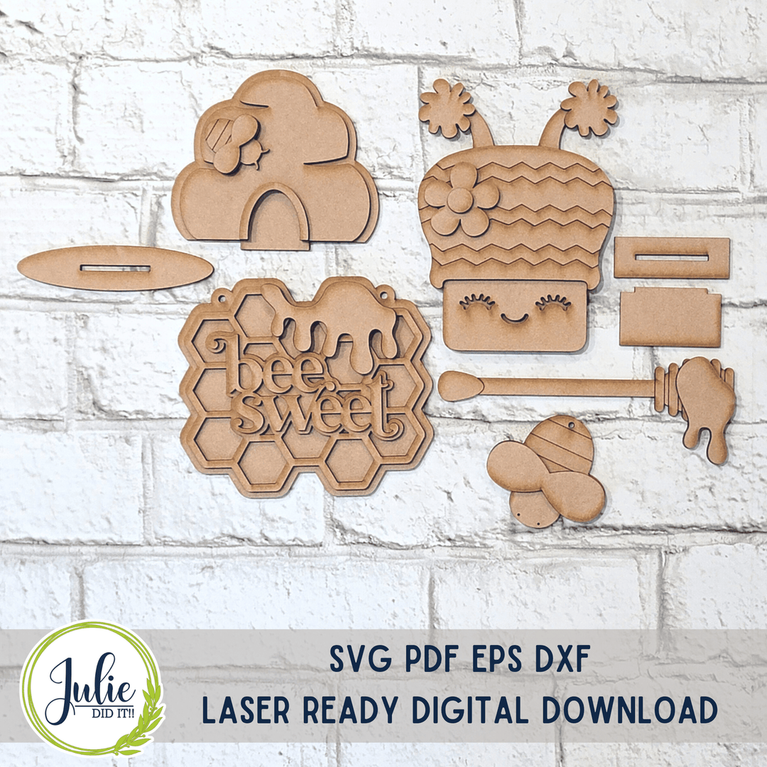 Julie Did It Studios Bee Tiered Tray - January 2023 Design Studio