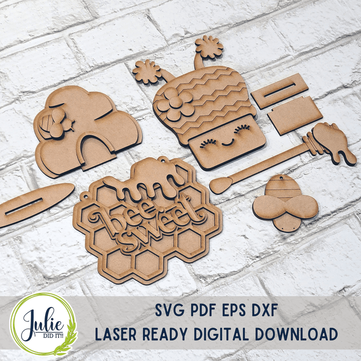 Julie Did It Studios Bee Tiered Tray - January 2023 Design Studio