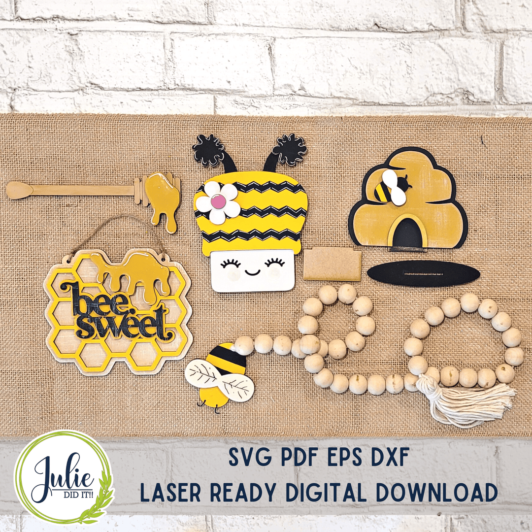 Julie Did It Studios Bee Tiered Tray - January 2023 Design Studio