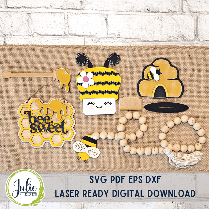 Julie Did It Studios Bee Tiered Tray - January 2023 Design Studio