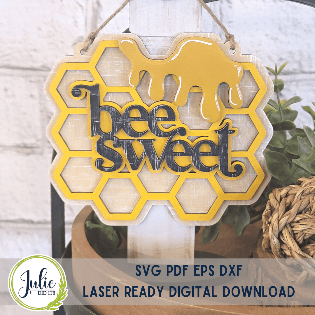 Julie Did It Studios Bee Tiered Tray - January 2023 Design Studio