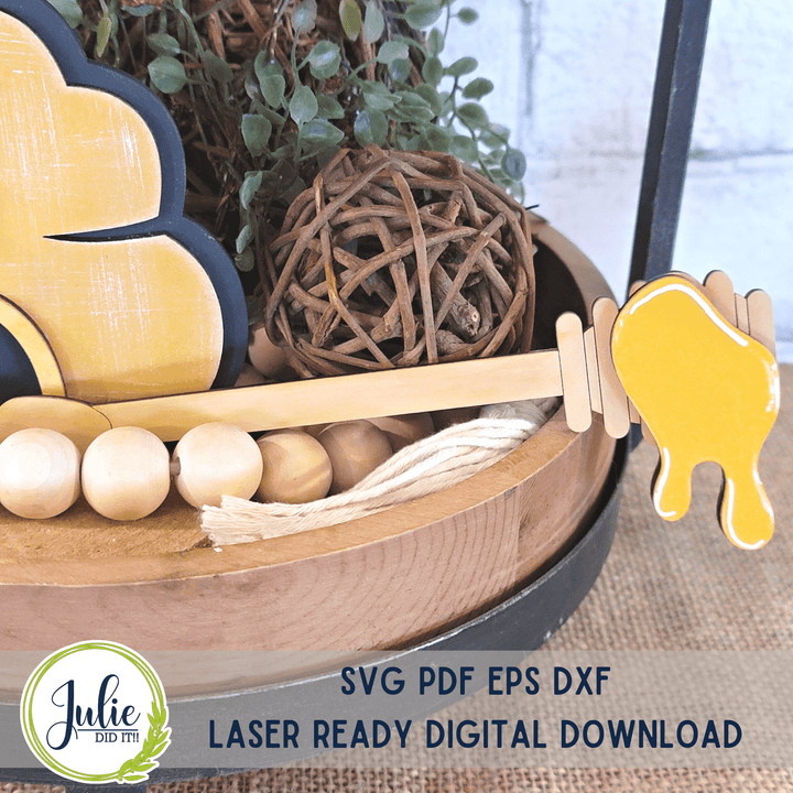 Julie Did It Studios Bee Tiered Tray - January 2023 Design Studio