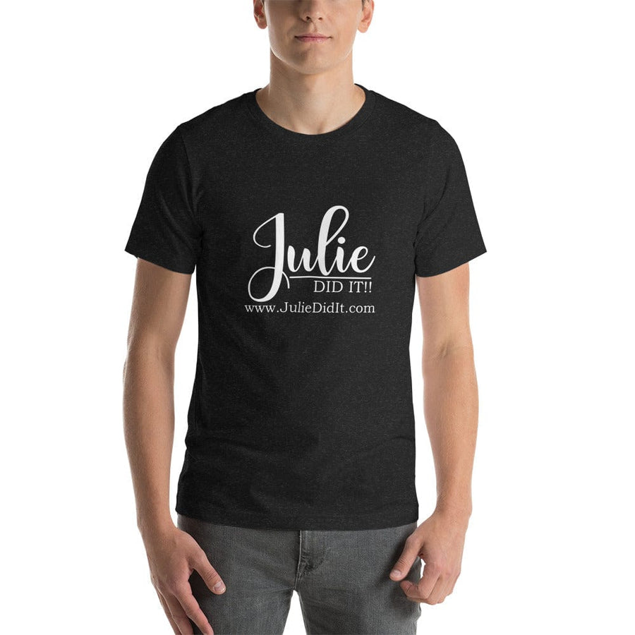 Julie Did It Studios Black Heather / XS Julie Did It.com Unisex T-Shirt